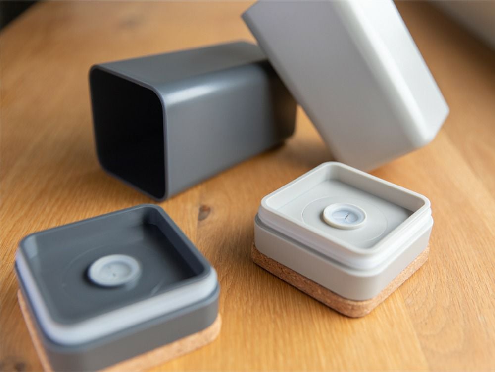 サラサデザイン ウェットティッシュ スタンド コルク蓋 ケース