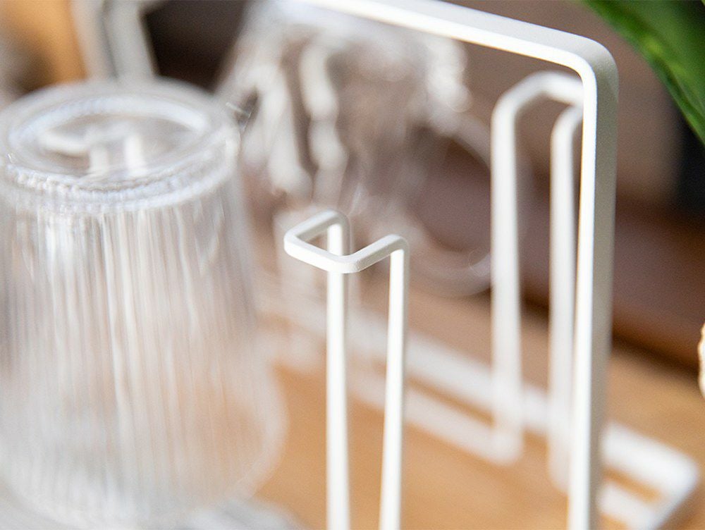 サラサデザイン グラス スタンド ステンレス ホワイト | 家具