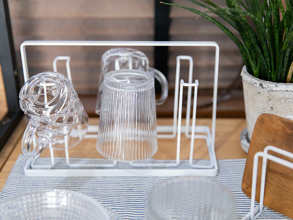 サラサデザイン グラス スタンド ステンレス ホワイト | 家具