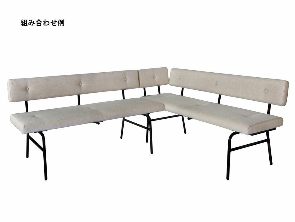 家具2点以上10％OFF】サムノルド ベンチ ソファ アーム（ライト/レフト