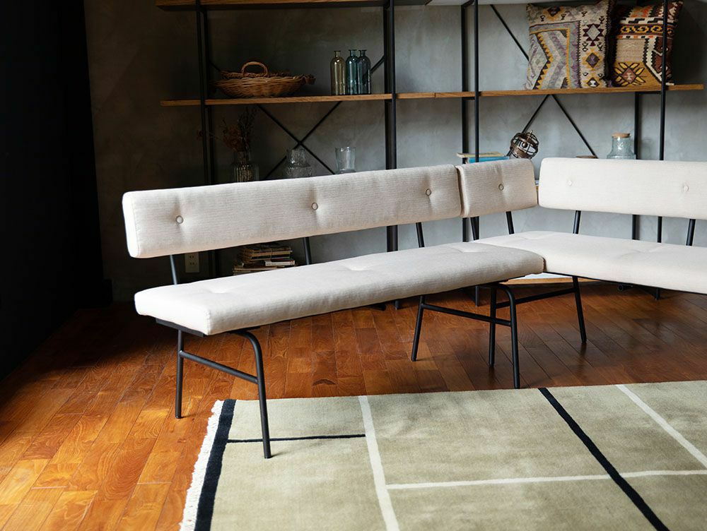 送料無料】サムノルド ベンチ ソファ アーム（ライト/レフト） - a