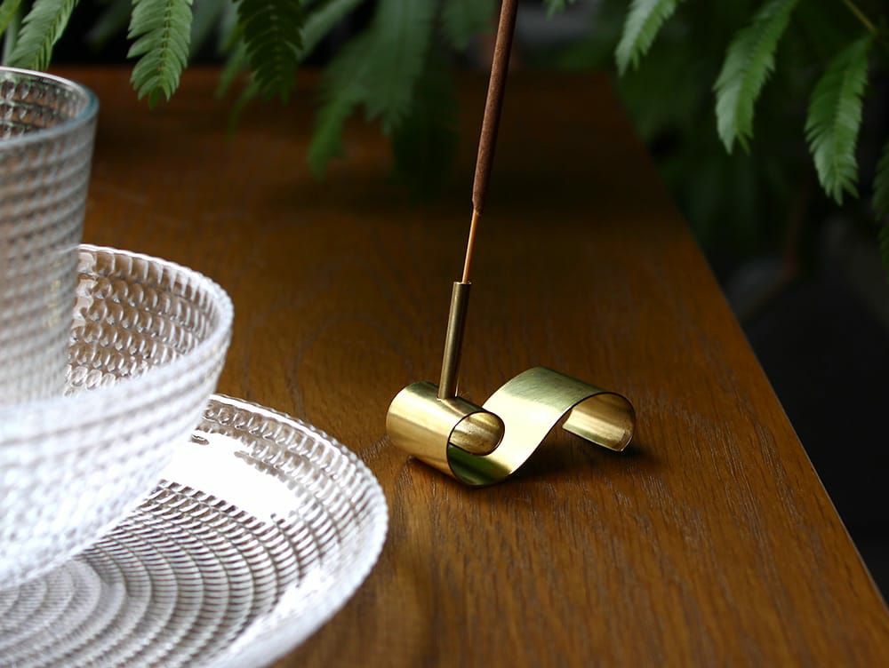 お香立て スタンドアロマ おしゃれ エルブ インセンス ホルダー - a