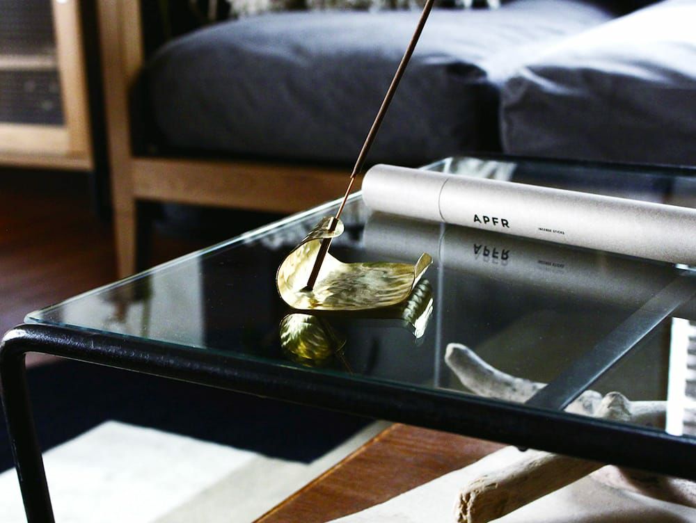 お香立て スタンドアロマ おしゃれ エルブ インセンス ホルダー - a