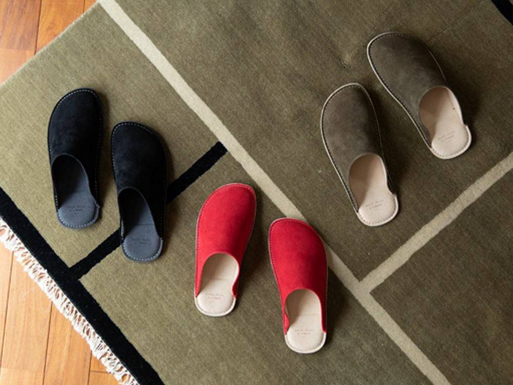 リーラ ベロア レザー スリッパ M | 家具・インテリア a.depeche