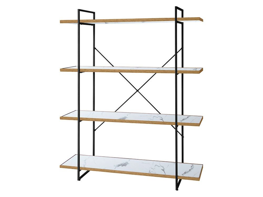 a.depeche / アデペシュ オープンシェルフ 4段 家具2点以上10％OFF】ポル オープンシェルフ 4ラック マットブラック
