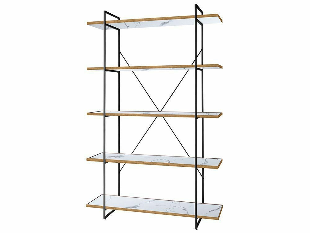 決算SALE10％OFF】ポル オープンシェルフ 5ラック マットブラック