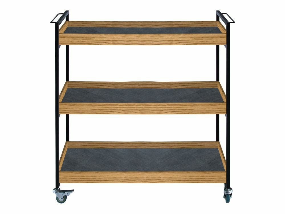 家具2点以上10％OFF】ポル ムービング ワゴン ラージ マットブラック