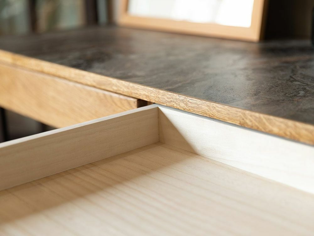 送料無料】ポル デスク 1200 ワイド マットブラック - a.depeche