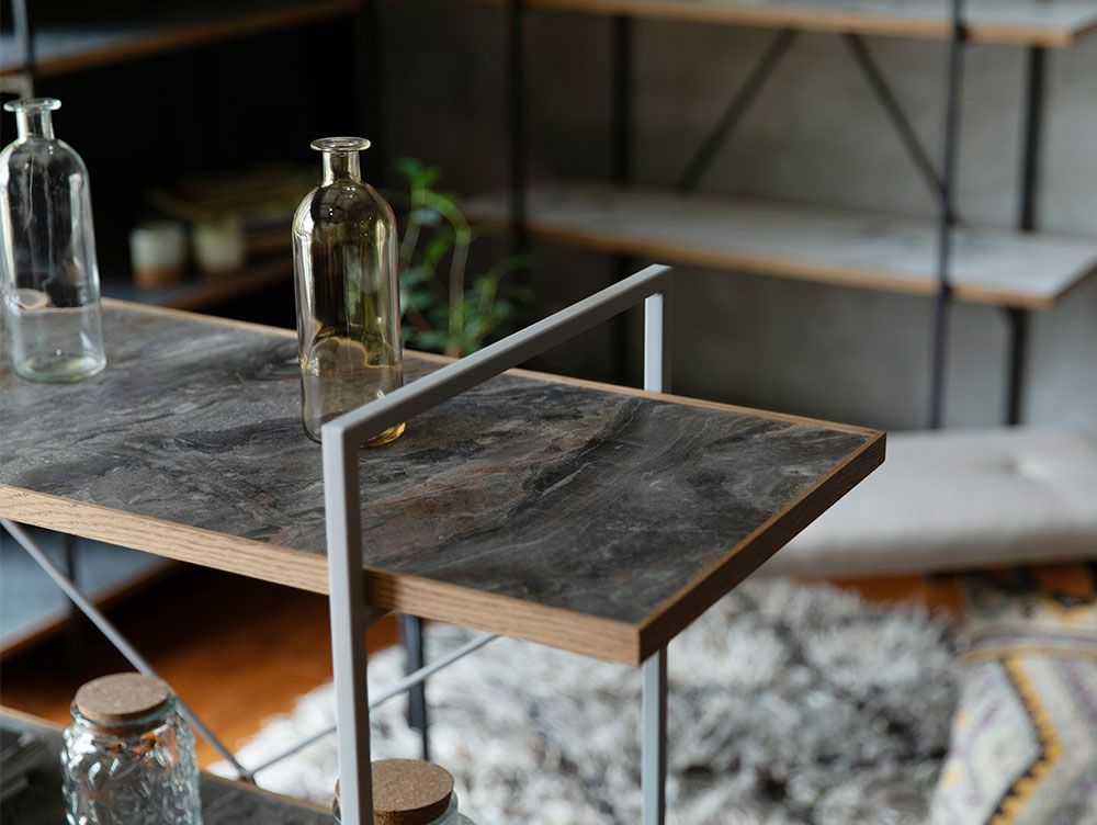 送料無料】ポル オープンシェルフ 4ラック ユロップグレー | 家具