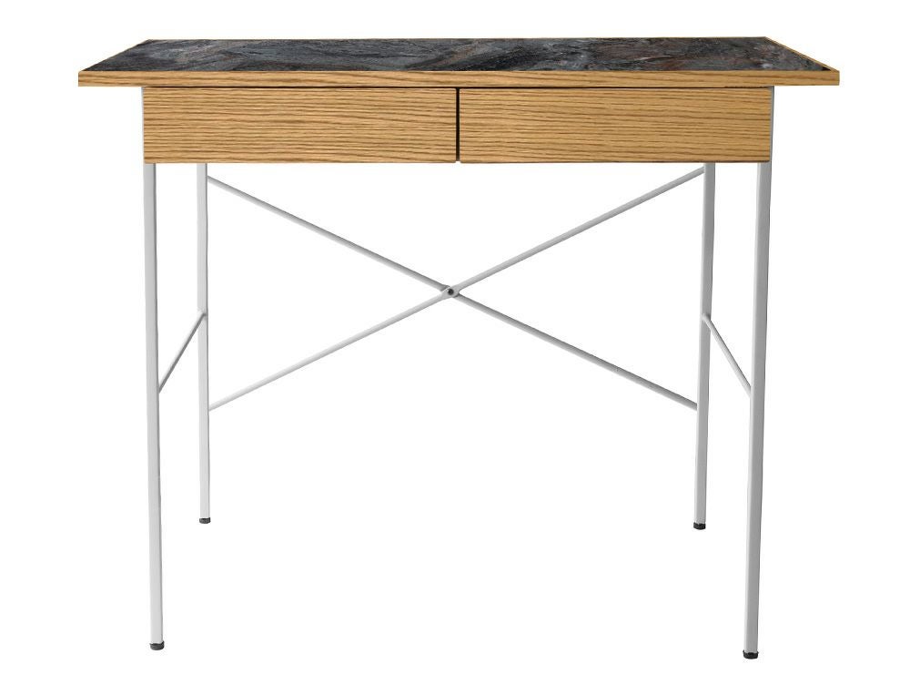 送料無料】ポル デスク 900 ワイド ユロップグレー - a.depeche