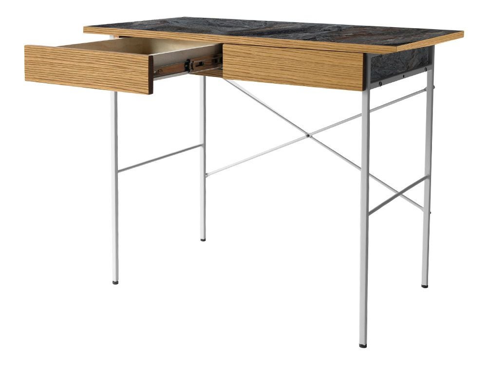 送料無料】ポル デスク 900 ワイド ユロップグレー - a.depeche