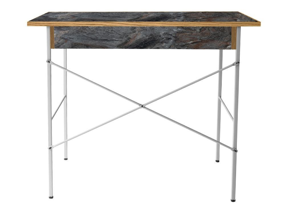 送料無料】ポル デスク 900 ワイド ユロップグレー - a.depeche