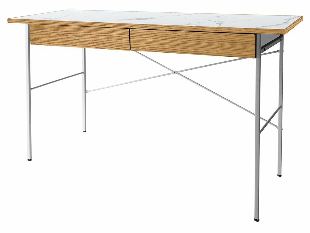 送料無料】ポル デスク 1200 ワイド ユロップグレー - a.depeche