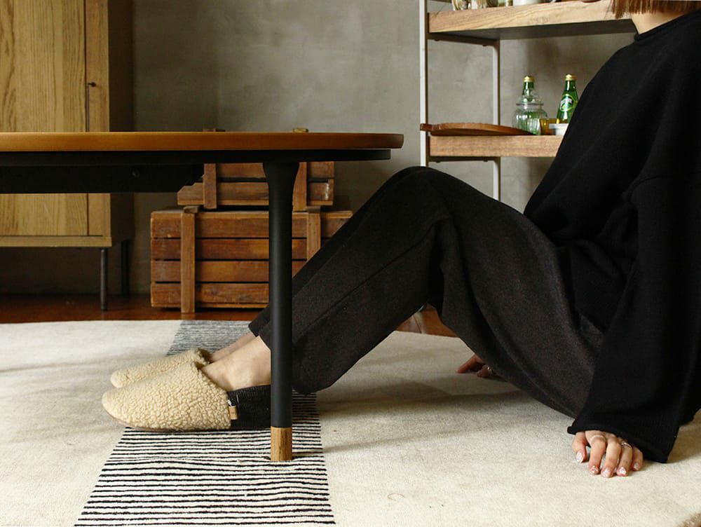 こたつ 円形 100 テーブル 丸型 ラウンド マルクス - a.depeche