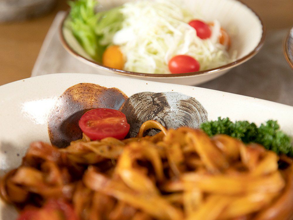 窯変オーバルカレー オリベ吹 | 家具・インテリア a.depeche(アデペシュ)