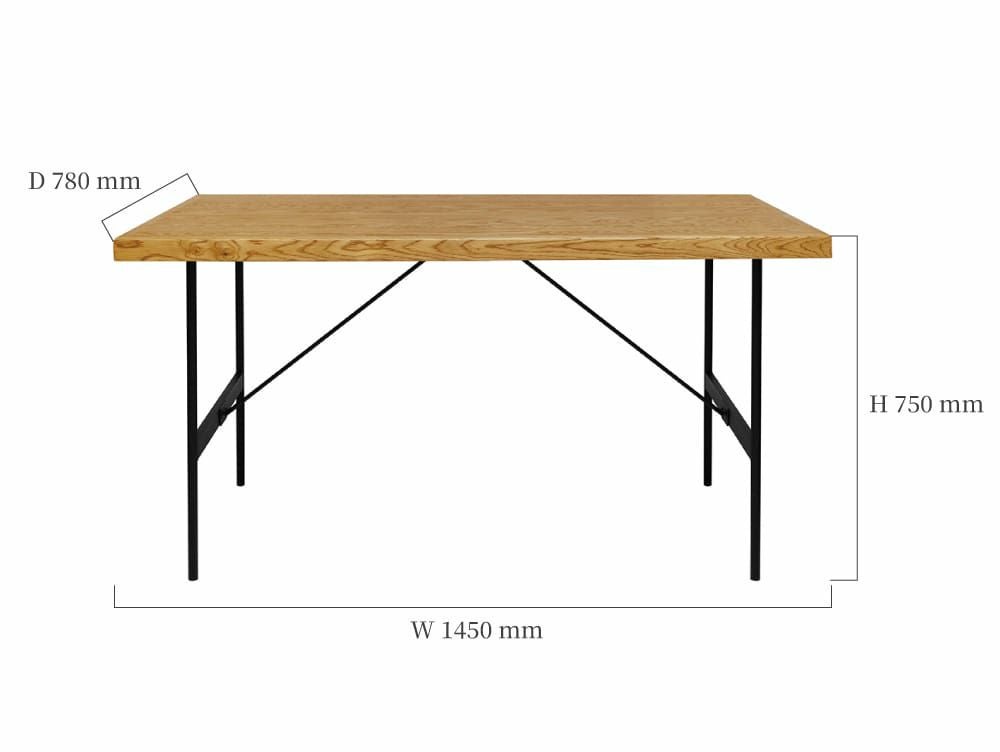 サイン ダイニングテーブル 1450 | 家具・インテリア a.depeche