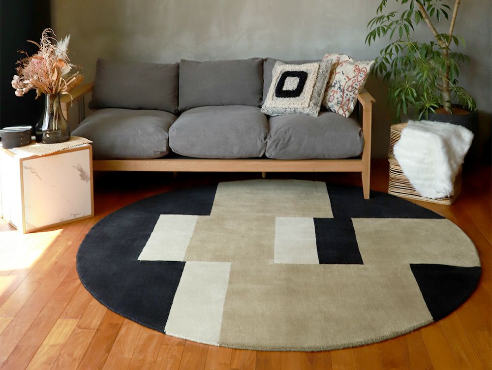 送料無料】ペル ウール ラグ サークル | 家具・インテリア a.depeche