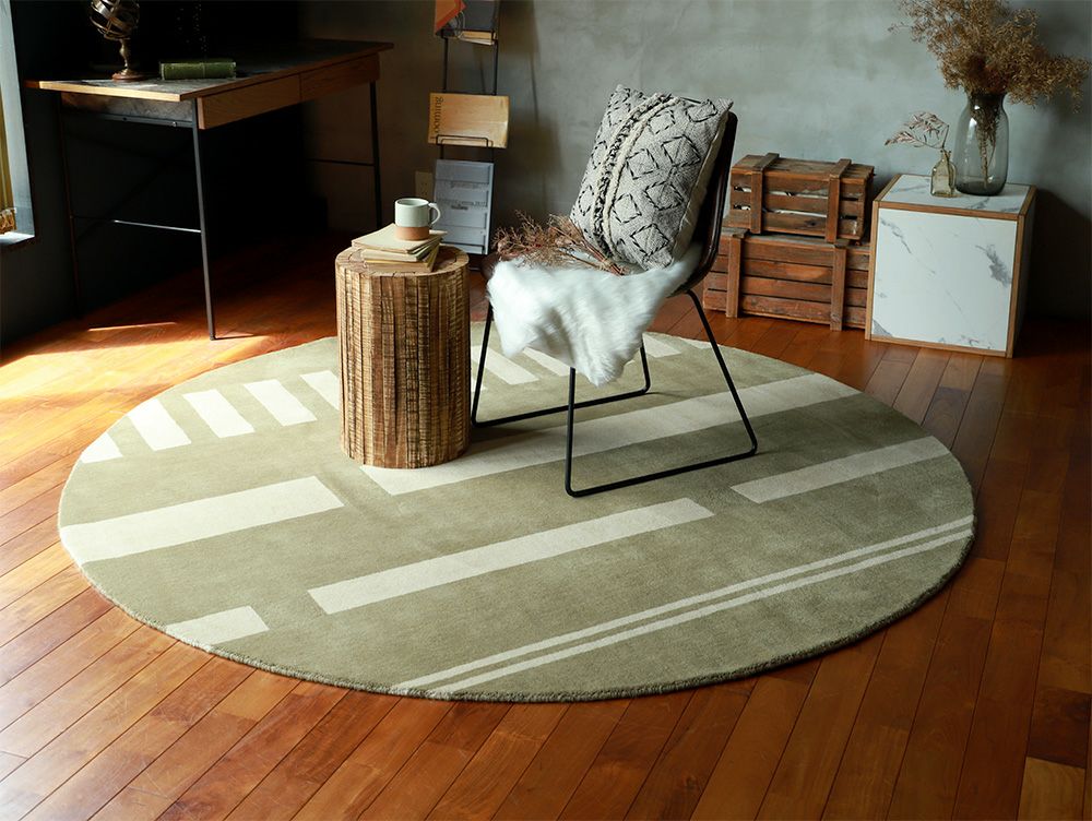 送料無料】ペル ウール ラグ サークル | 家具・インテリア a.depeche