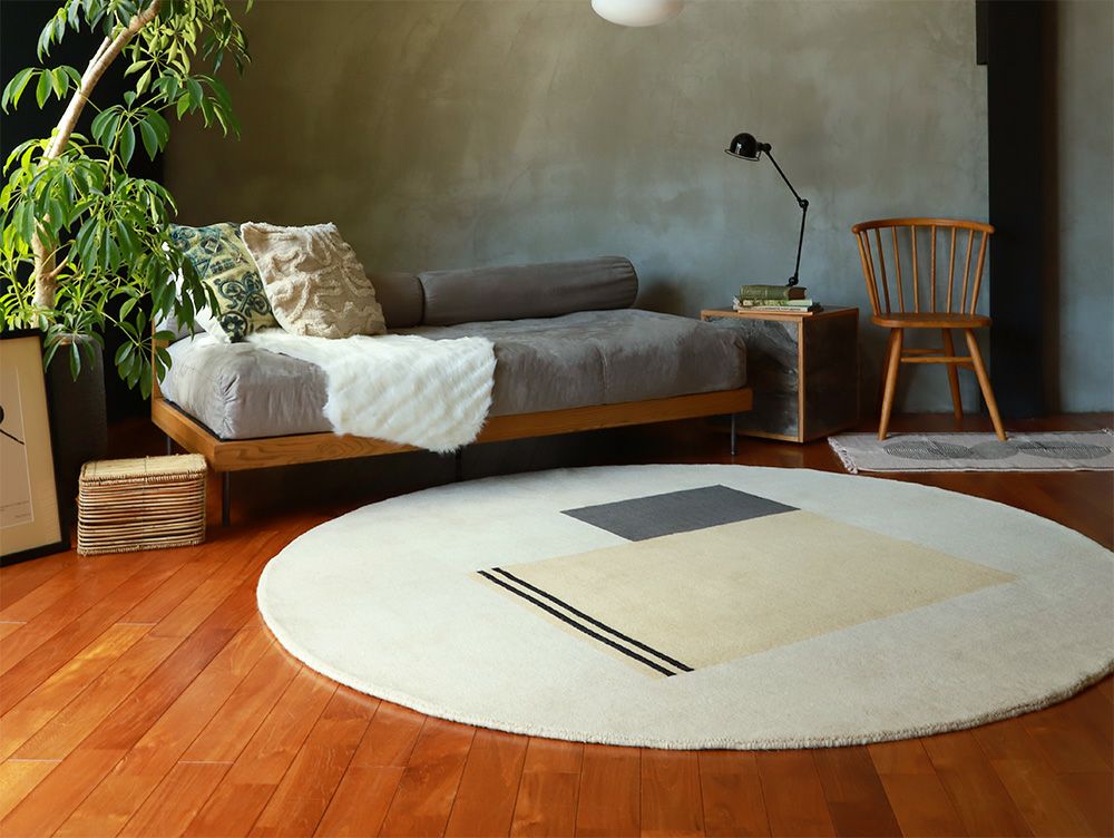 送料無料】ペル ウール ラグ サークル | 家具・インテリア a.depeche