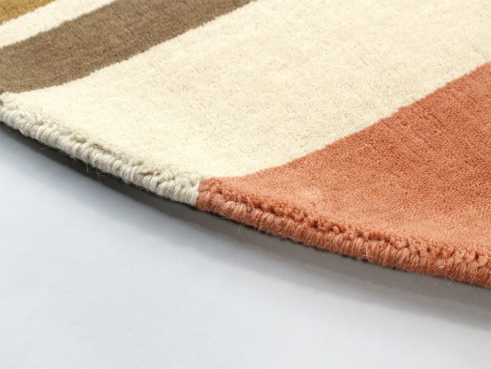 【定価17万】RUGVISTA 円形 サークル ウール ラグ　絨毯　225cm ペル ウール ラグ サークル | 家具・インテリア a.depeche(アデペシュ)