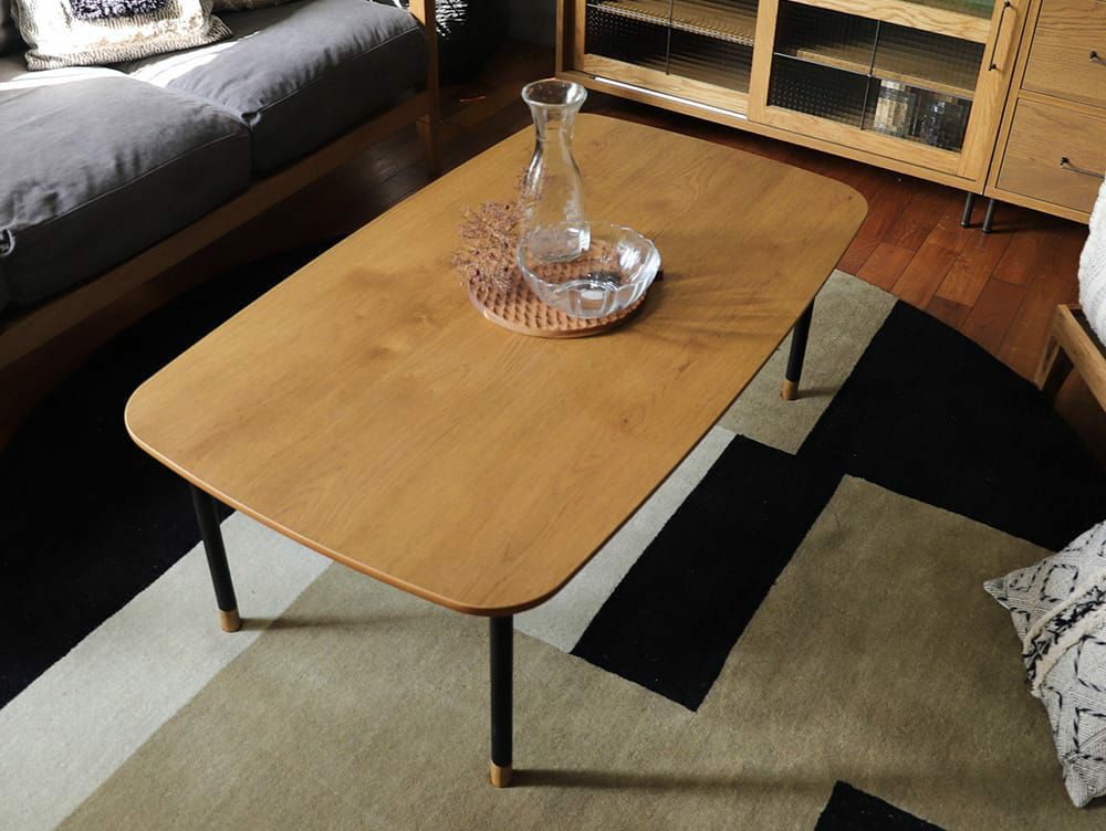 こたつ 120 テーブル 長方形 角丸型 curve - a.depeche（アデペシュ）