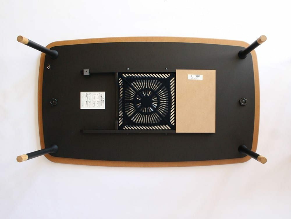 こたつ 120 テーブル 長方形 角丸型 curve - a.depeche（アデペシュ）