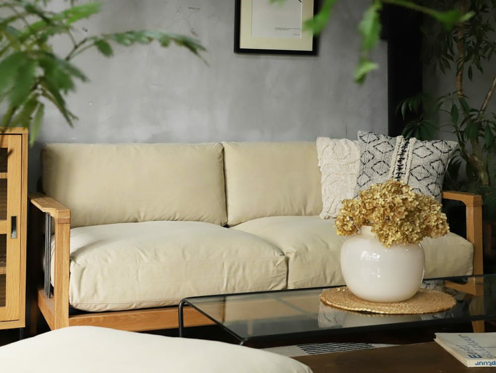 送料無料】ソロ 2.5シート ソファ ファブリック - a.depeche(アデペシュ)