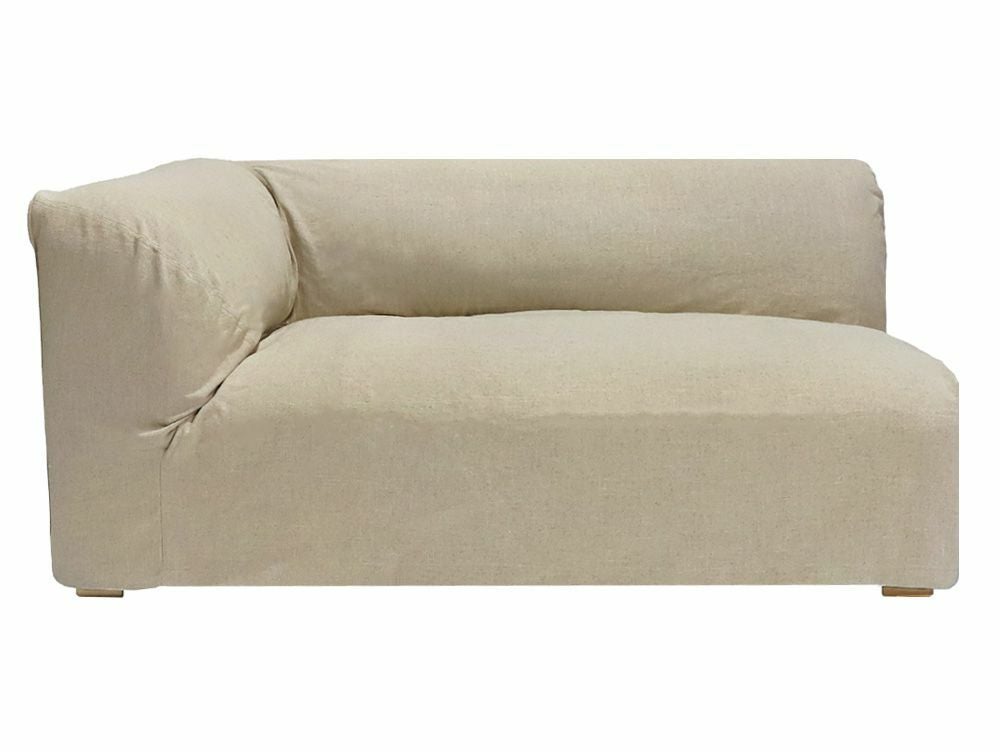 フレンチリネン ソファ ライト レフトアーム オットマン 麻 リビング