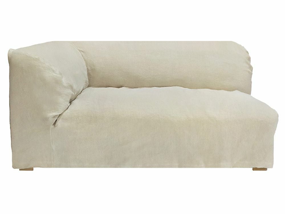 フレンチリネン ソファ ライト レフトアーム オットマン 麻 リビング