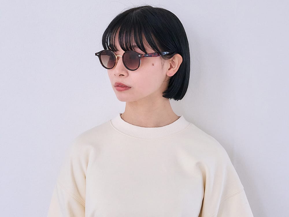 サビエ サングラス ボストン型 UV400 - a.depeche(アデペシュ)｜家具