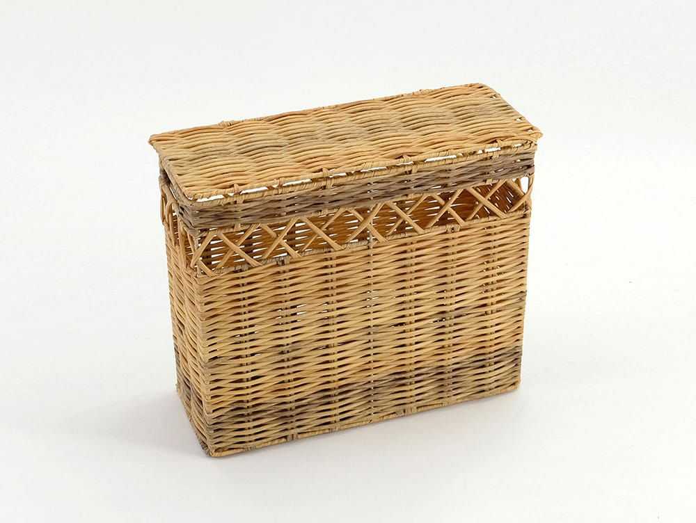 ゴミ箱としても使えて 洗える蓋付き スクエアバスケット | 家具