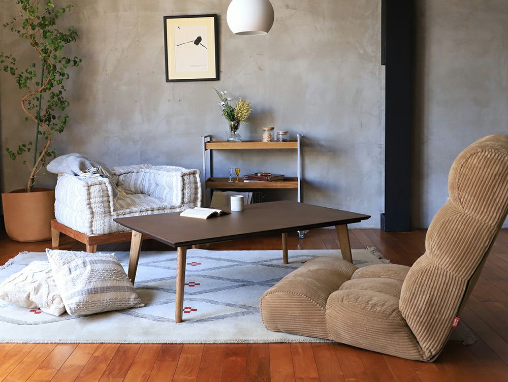 こたつ 120 テーブル 長方形 角丸型 curve - a.depeche（アデペシュ）