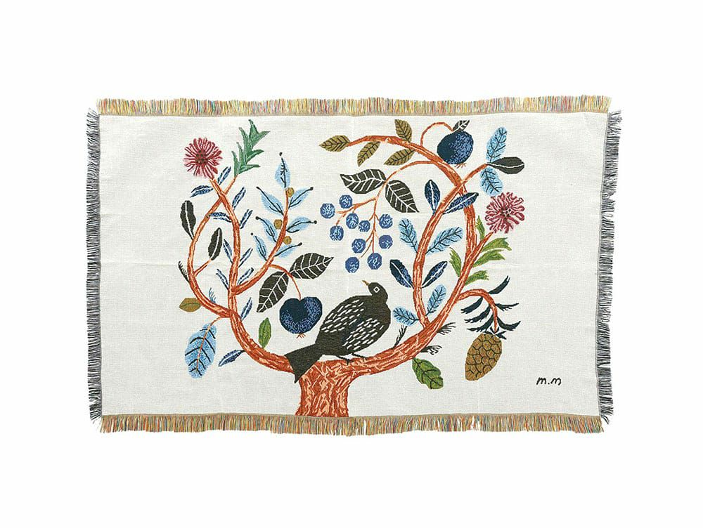 マツオミユキ タペストリーラグ バードツリー | 家具・インテリア a