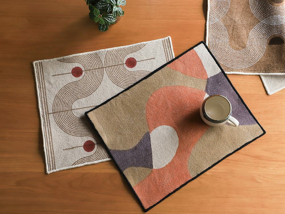 ランチョンマット 布 北欧 おしゃれ 洗える かわいい シンプル