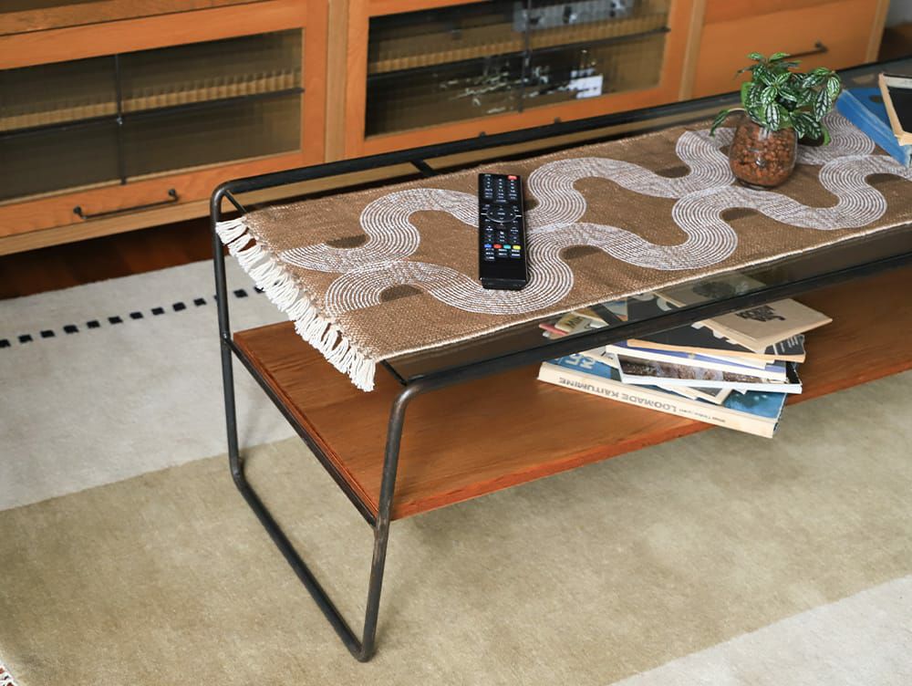 テーブルランナー おしゃれ 北欧 クリスマス 和モダン 洗える コットン