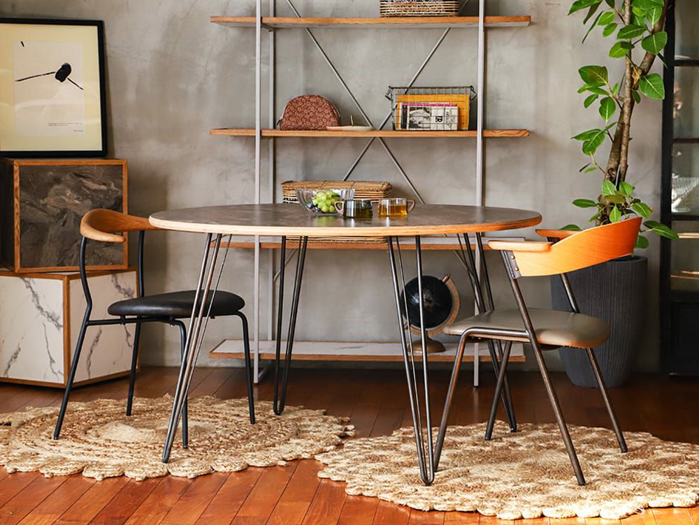 送料無料】キャンティ ラウンドテーブル 1200 - a.depeche(アデペシュ)