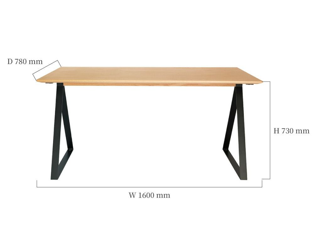 ソコフ ワークダイニングテーブル アデペシュ a.depeche ベイク ダイニングテーブル 1600 | 家具・インテリア a.depeche