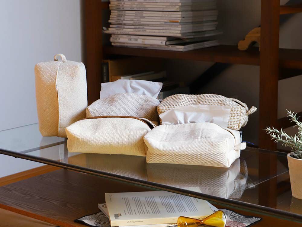 フレンチリネン ティッシュカバー | 家具・インテリア a.depeche