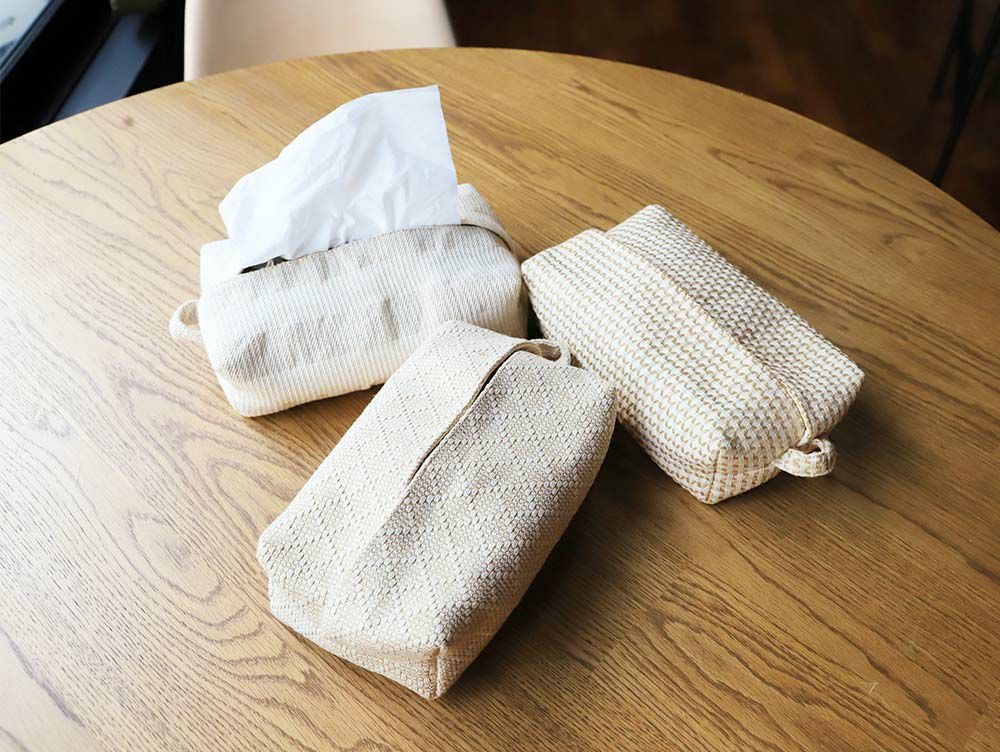 フレンチリネン ティッシュカバー | 家具・インテリア a.depeche