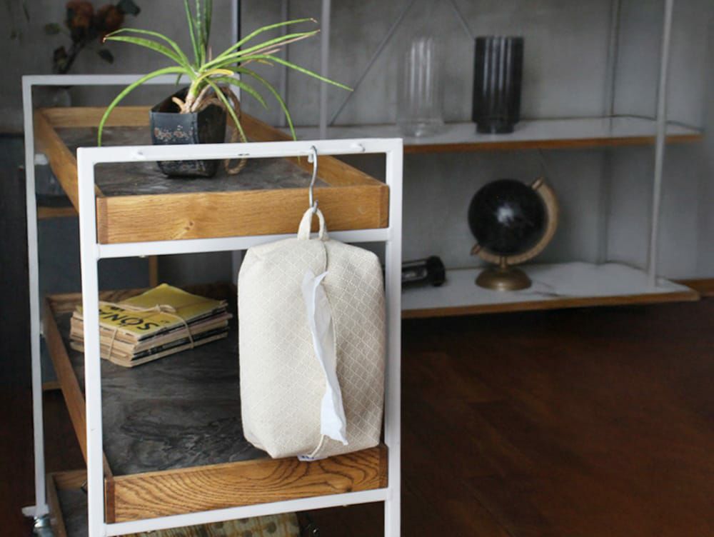 フレンチリネン ティッシュカバー | 家具・インテリア a.depeche