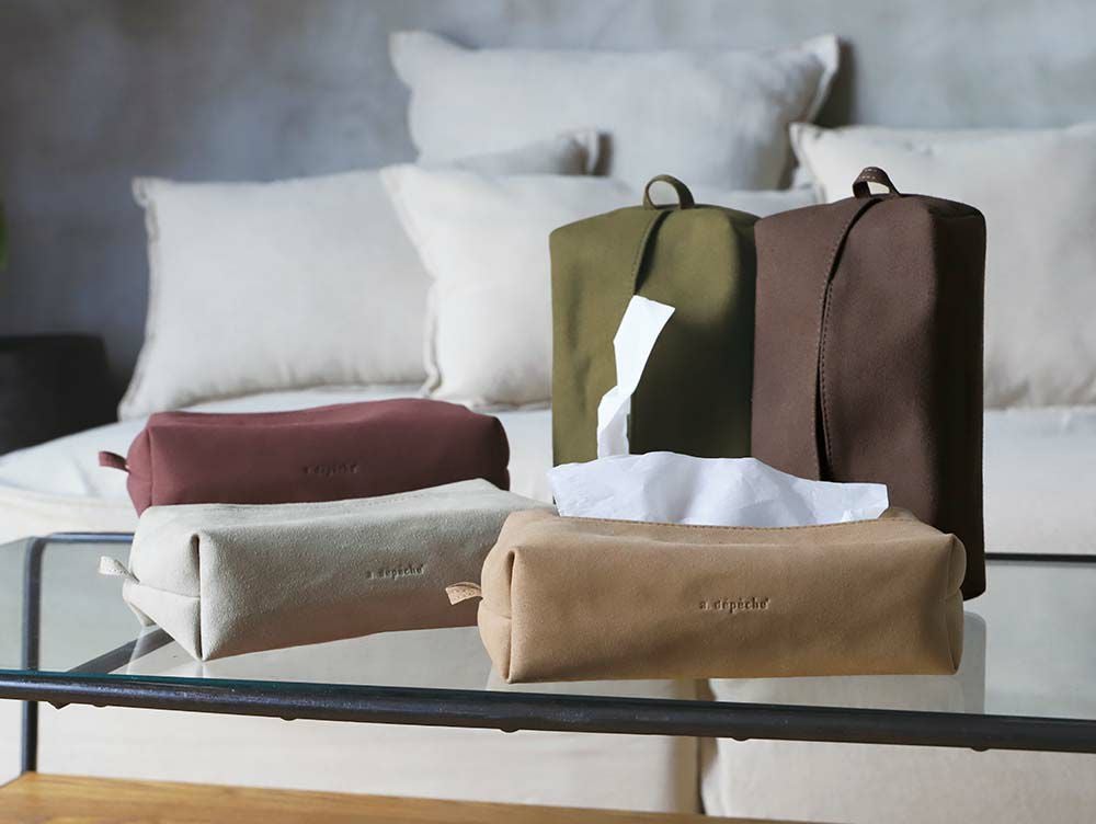 決算SALE10％OFF】フェルメ ティッシュカバー スエード | 家具