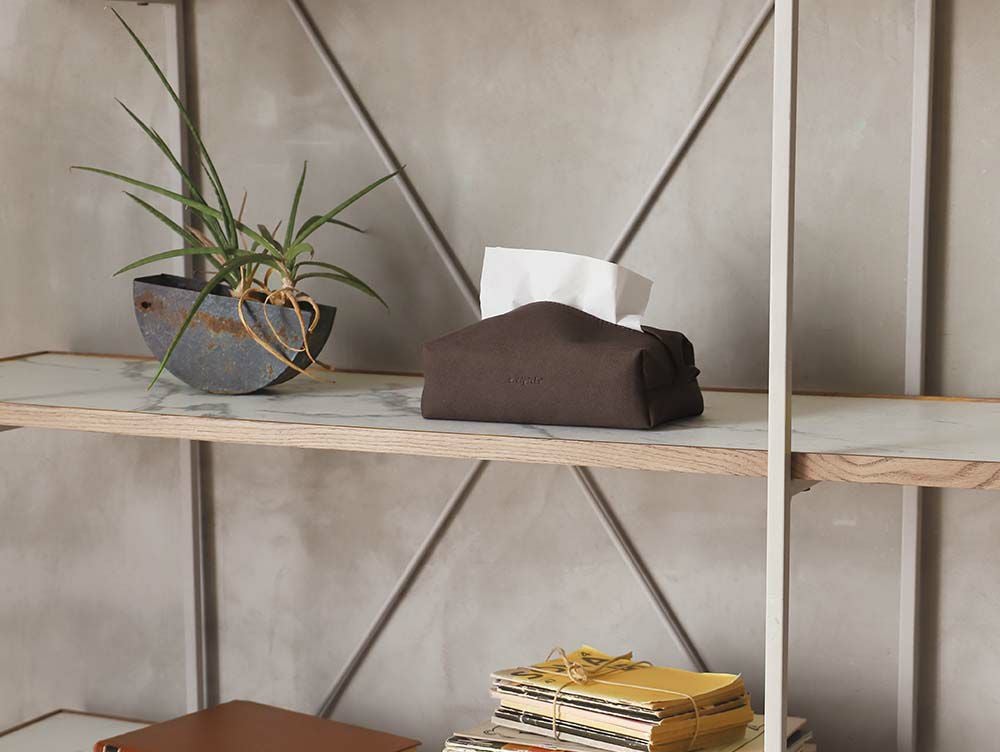 フェルメ ティッシュカバー スエード | 家具・インテリア a.depeche