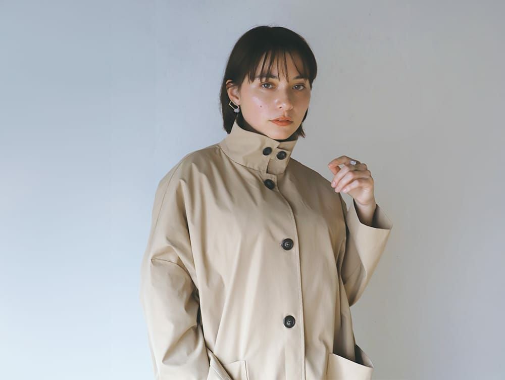 取扱終了]オーバー サテン カラーコート | 家具・インテリア a.depeche