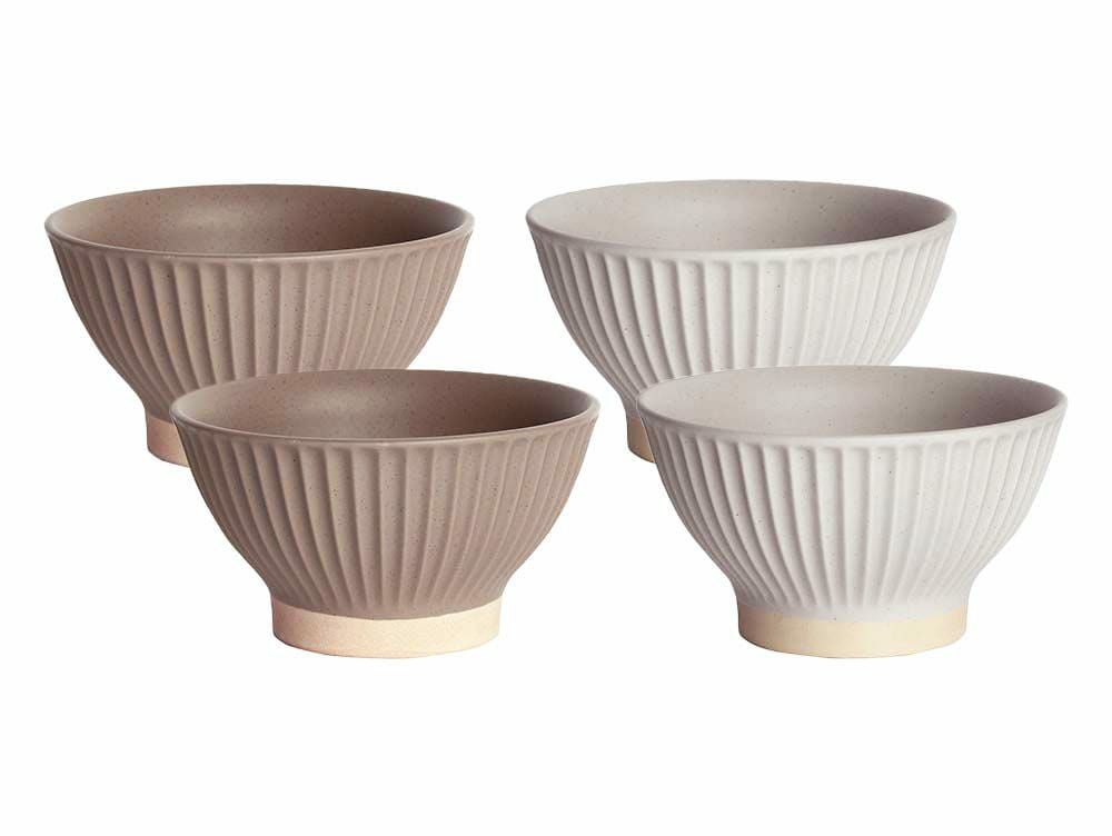 プアト ボウル アイボリー×ベージュ 4セット | 家具・インテリア a