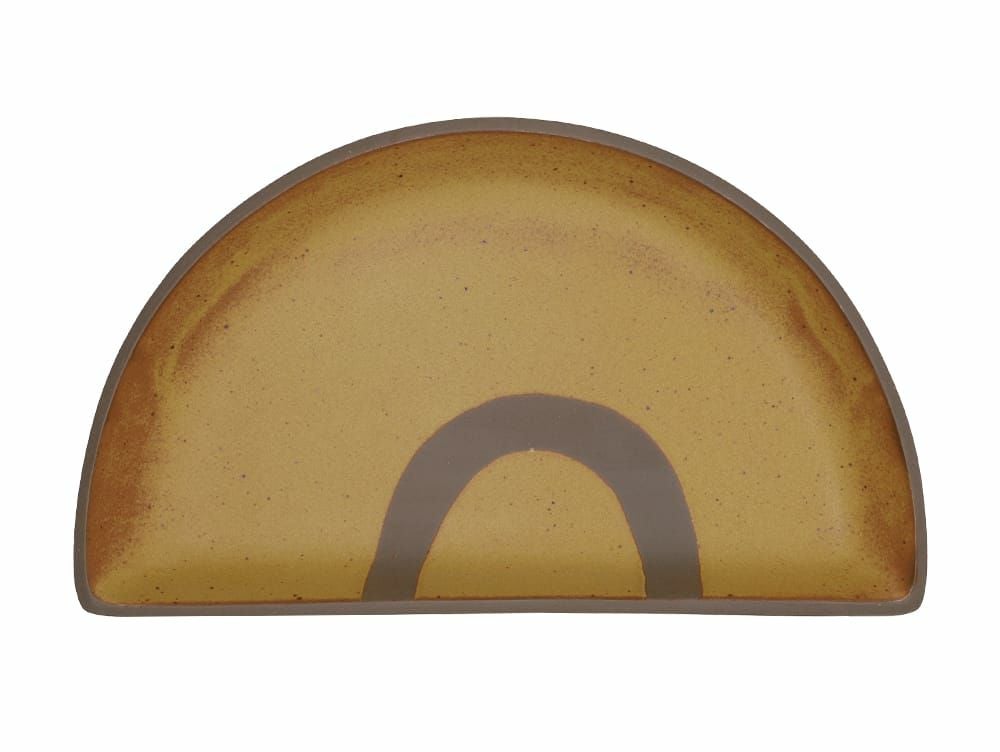 メトラッハ(METTLACH)額装陶板画パテシュールパテ『ニンフとキューピッド』 エトワ ハーフムーン プレート | 家具・インテリア a.depeche(アデペシュ)