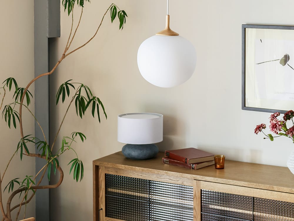 ダイニング アートワークスタジオ エクリュテーブルランプ